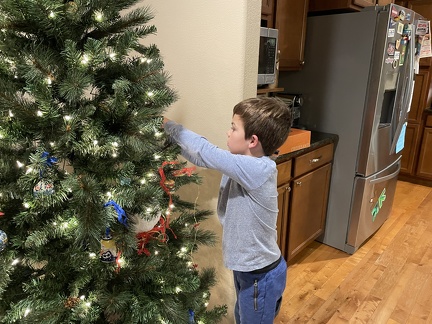 JB Decking the Christmas Tree3
